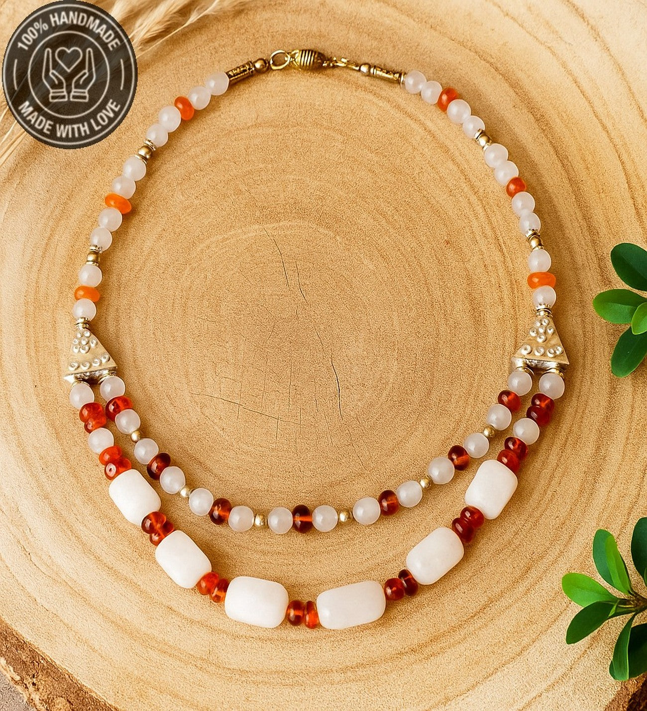 Premium Serisi Dumanlı Kuvars Kehribarlı Şifa Bereket Negatif Enerji Kalkanı Kolye