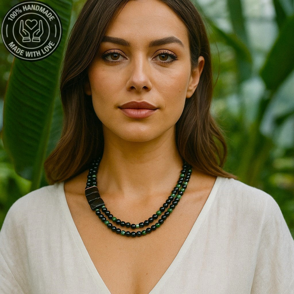 Nazar Koruması, Güç Ve Denge İçin Oniks Akik Kristal Kolye