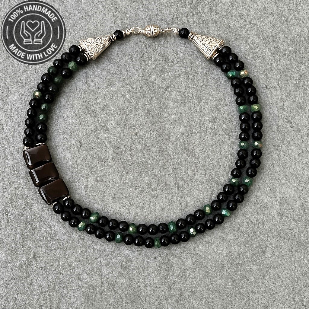 Nazar Koruması, Güç Ve Denge İçin Oniks Akik Kristal Kolye