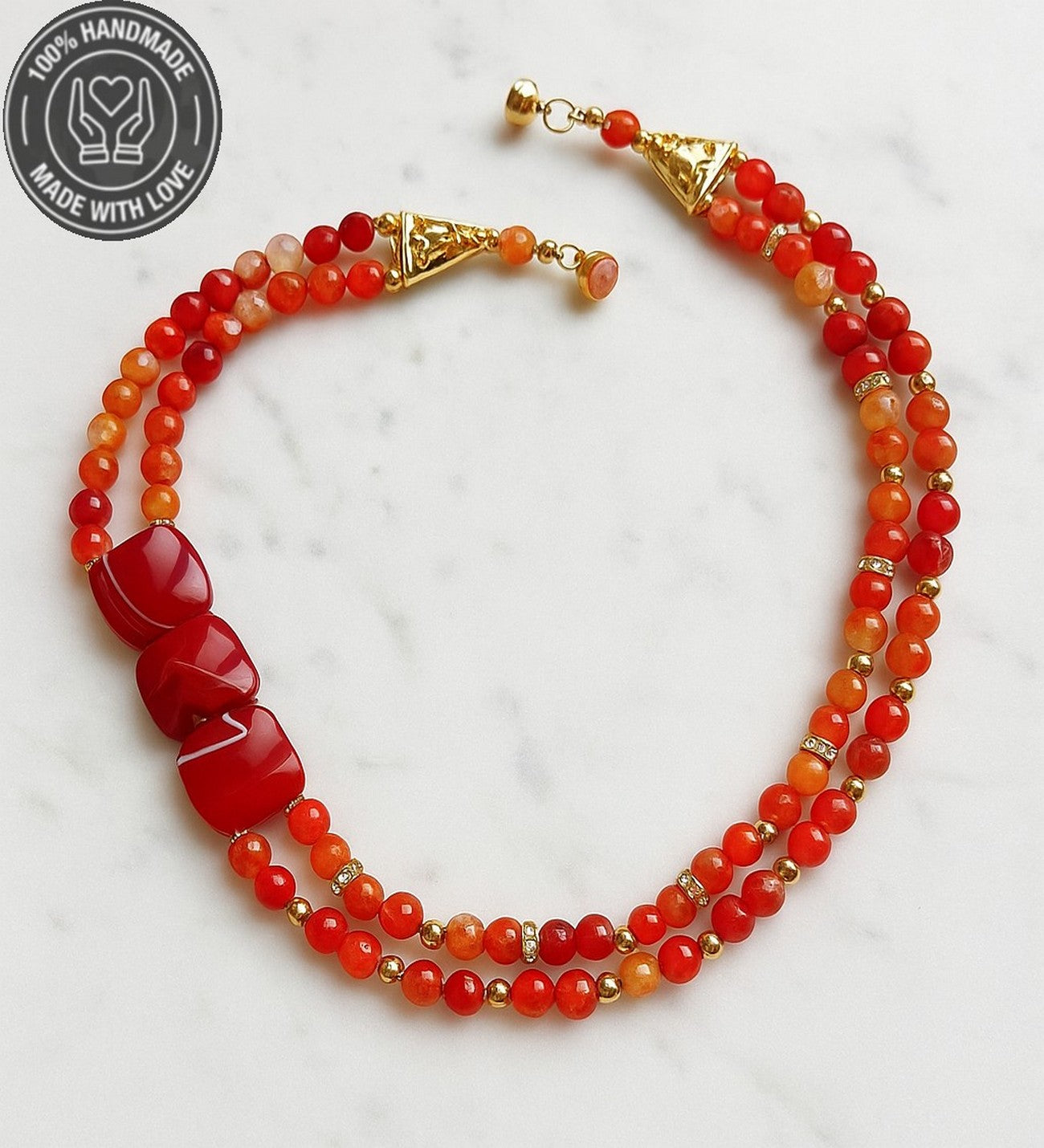 Premium Serisi Akik Kolye , Zarafet Ve Şifanın Buluştuğu Kolye...