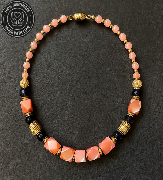 Pembe Sedef Şifa Kolyesi