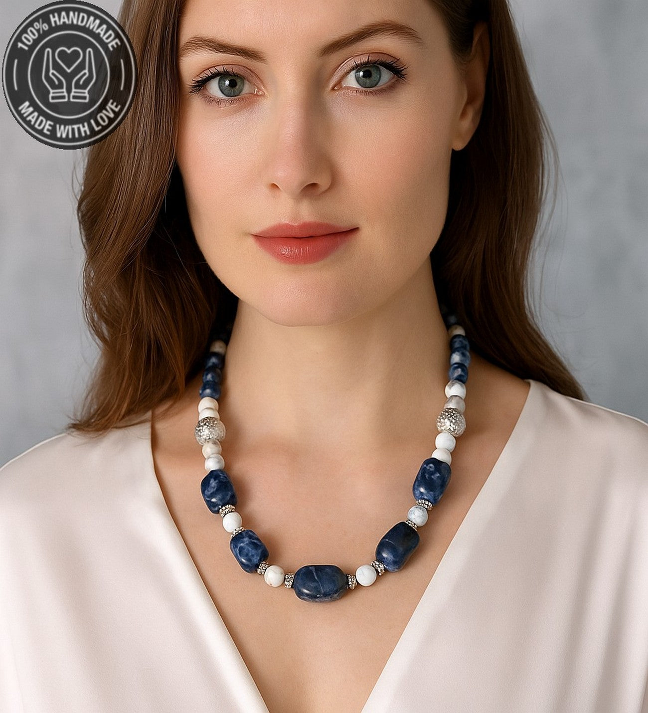 Sodalit Havlit Zihinsel Berraklık, Iç Huzur Ve Odaklanma Kolyesi