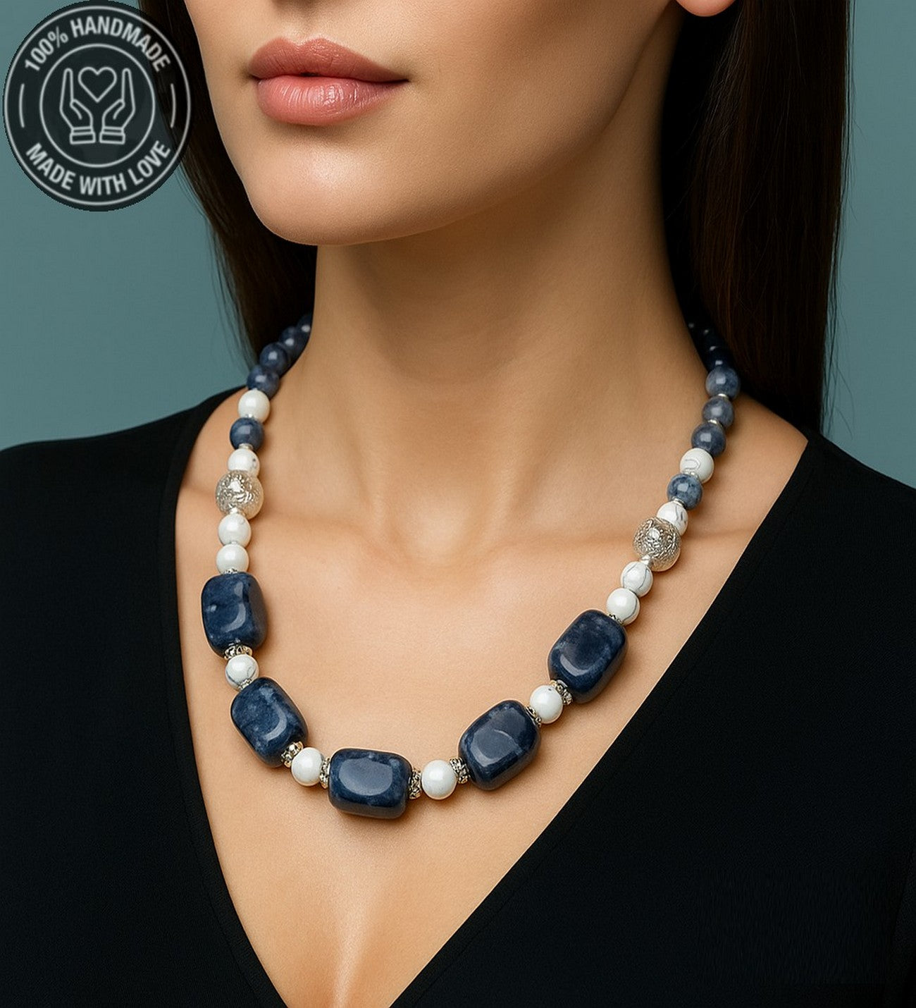 Sodalit Havlit Zihinsel Berraklık, Iç Huzur Ve Odaklanma Kolyesi