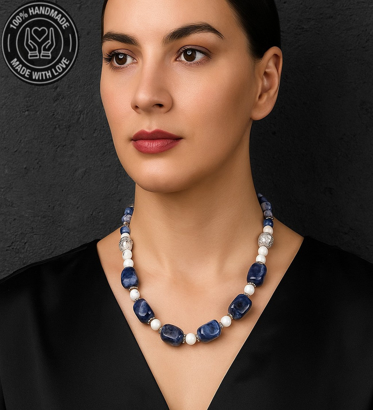 Sodalit Havlit Zihinsel Berraklık, Iç Huzur Ve Odaklanma Kolyesi