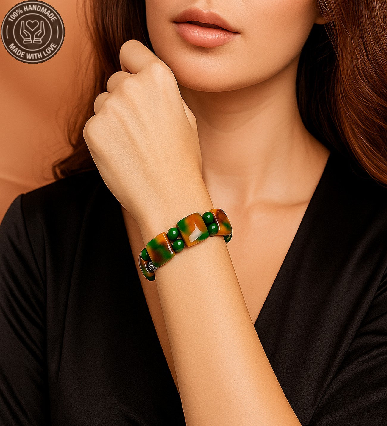 Akik Iki Sıralı Negatif Enerji Ve Nazardan Koruyan Premium Bileklik