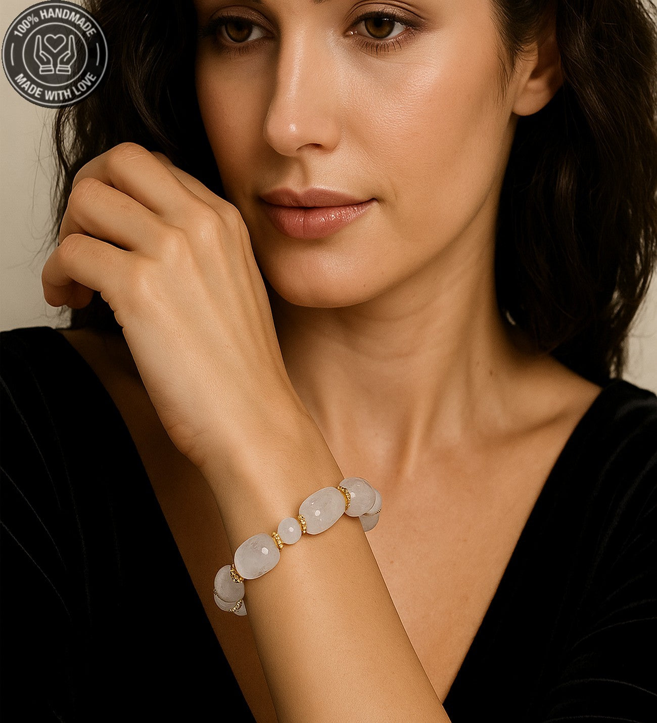 Dumanlı Kuvars Negatif Enerji Kalkanı Stres Savar Elit Bileklik