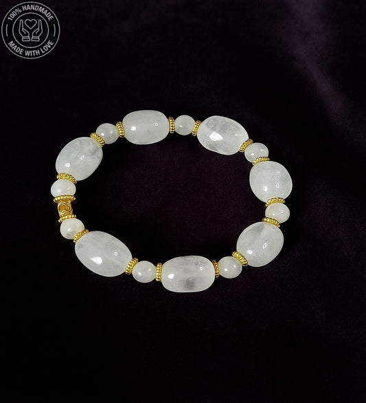 Dumanlı Kuvars Negatif Enerji Kalkanı Stres Savar Elit Bileklik