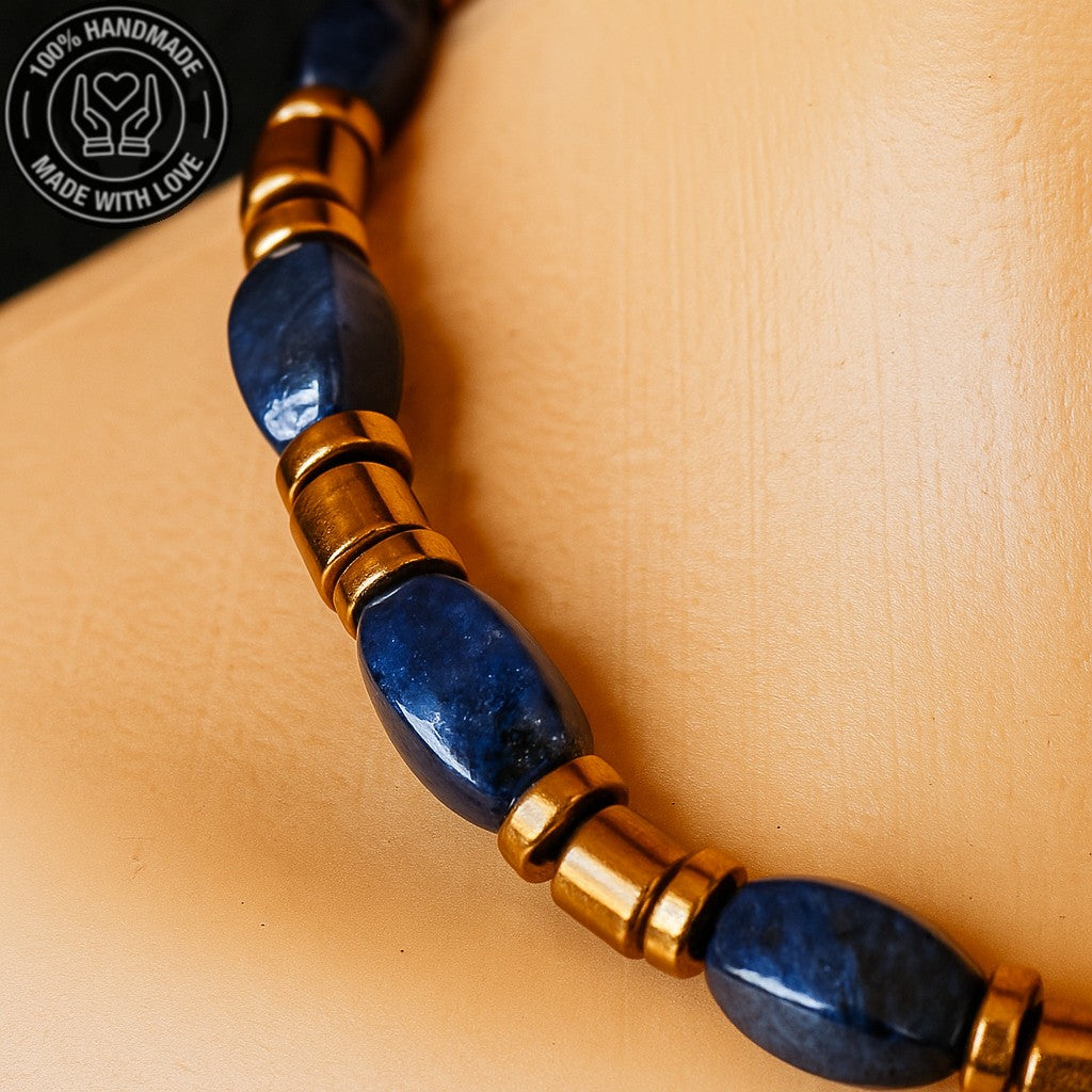 Jasper Hematit Nazardan Koruma Ve Denge Kolye Bileklik Seti