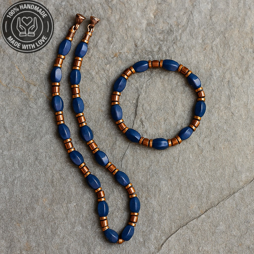 Jasper Hematit Nazardan Koruma Ve Denge Kolye Bileklik Seti