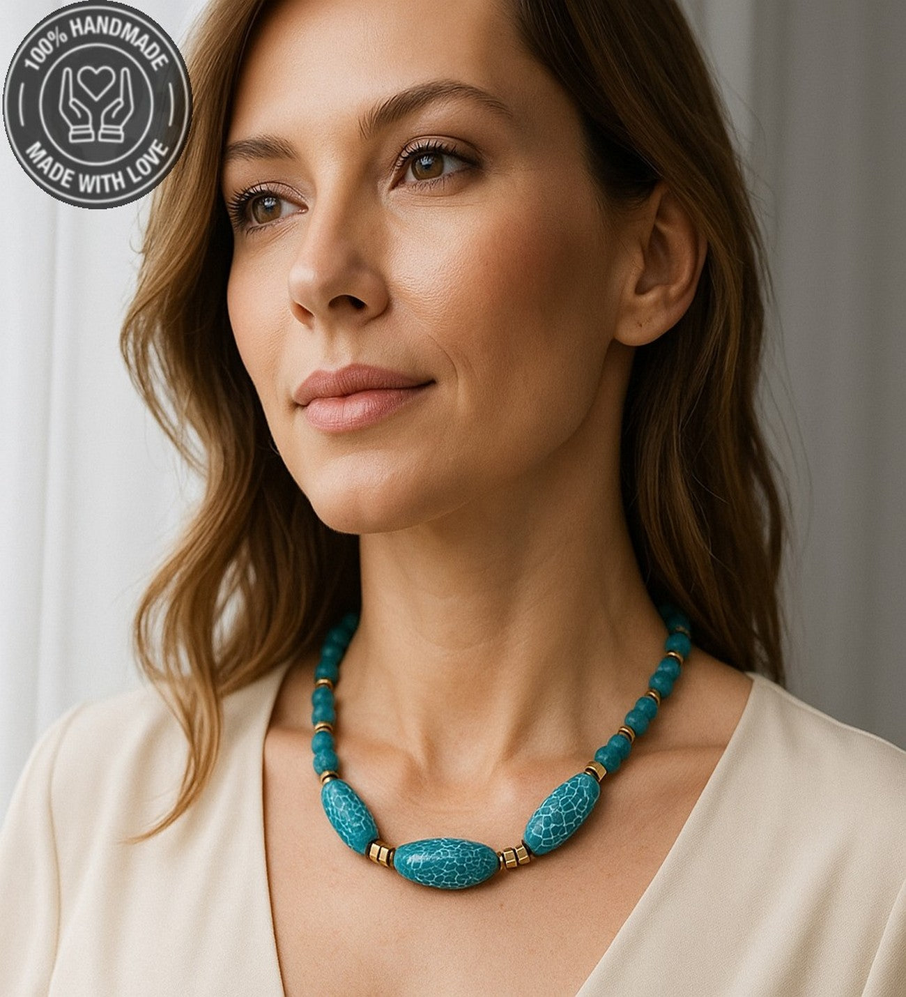 Yeşil Akik Nazardan Koruma Ve Denge Enerjili Kolye Bileklik Seti