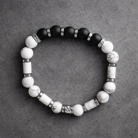 Havlit Oniks Hematit Huzur Sakinlik Ve Nazara Karşı Koruma Bilekliği