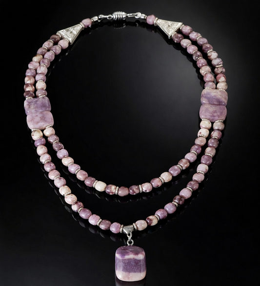 Ametist Stres Azaltma Aura Temizleme Sezgi Güçlendirme Premium Kolye Bileklik Seti