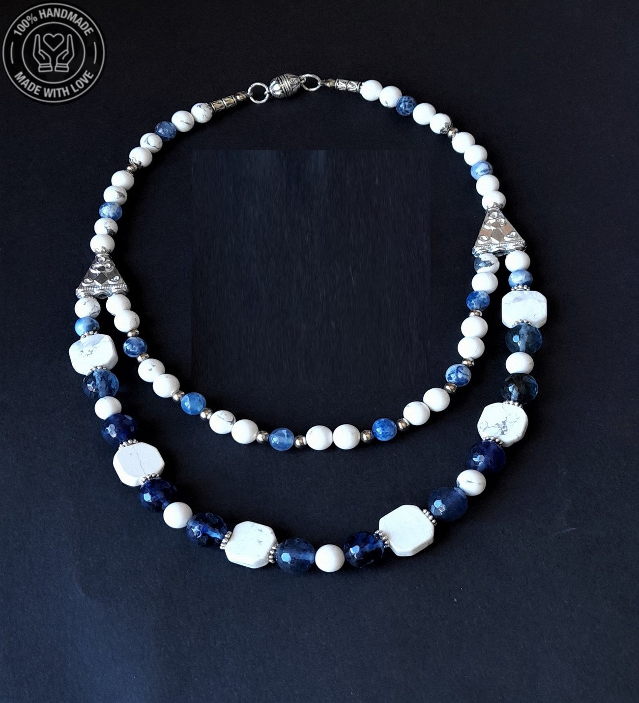 Havlit Kuvars Konsantrasyon Huzur Ve Zihinsel Berraklık Kolye