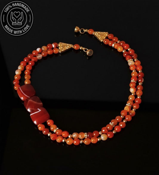 Premium Serisi Akik Kolye , Zarafet Ve Şifanın Buluştuğu Kolye...